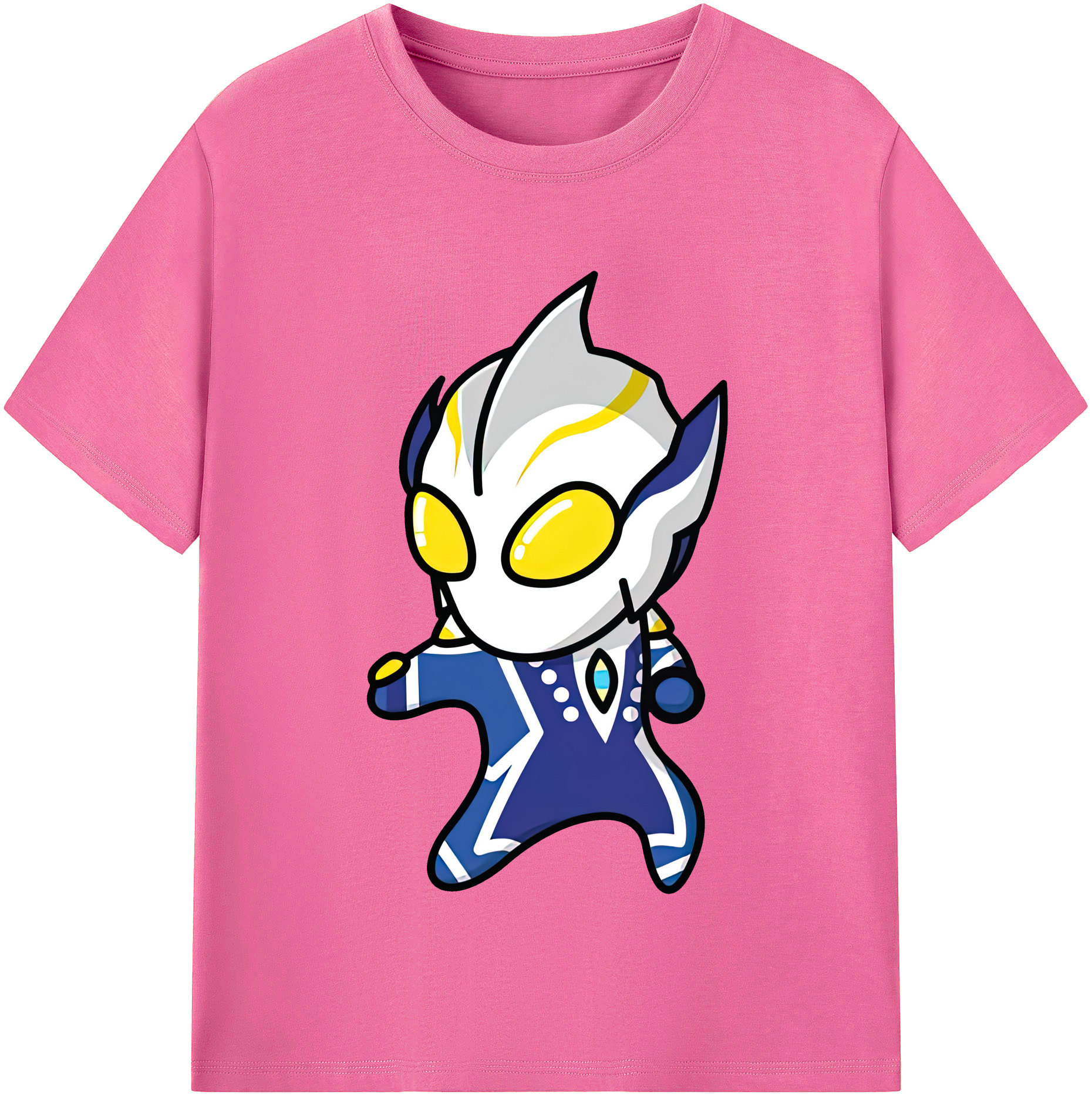 （画像用） ウルトラマン Ultraman レディースカジュアルプリントTシャツ（綿100％）